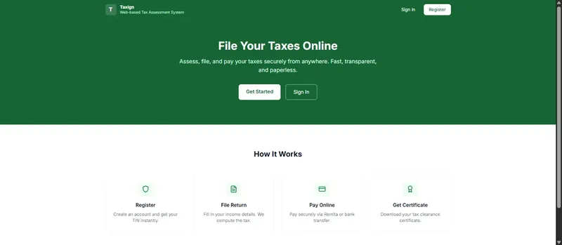 Taxign preview